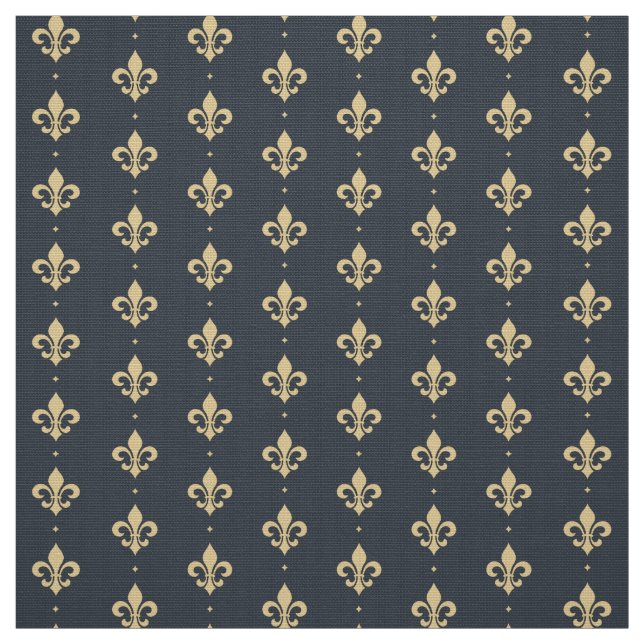 Tissu Fleur De Lis Motif (Échantillon)