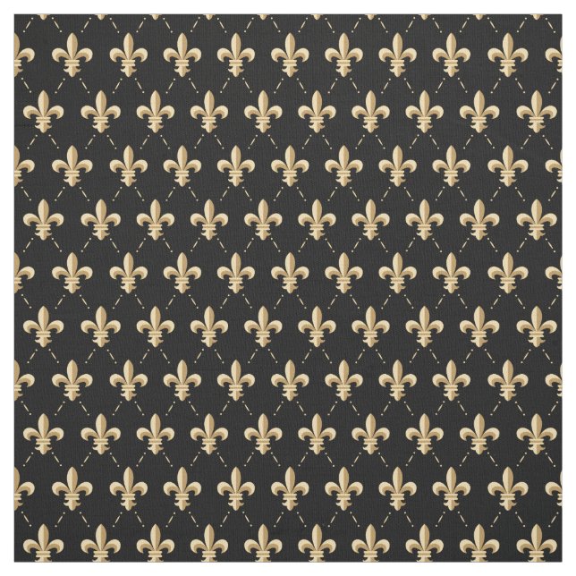 Tissu Fleur De Lis Pattern (Échantillon)