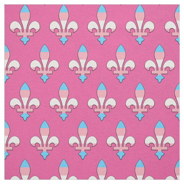 Tissu Fleur de lis transgenre (Échantillon)