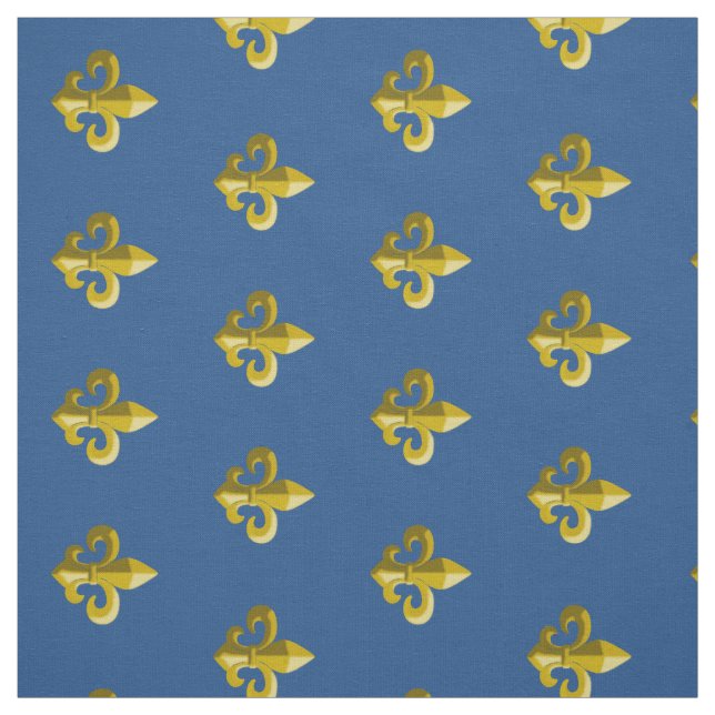 Tissu Fleur de Lys (Échantillon)