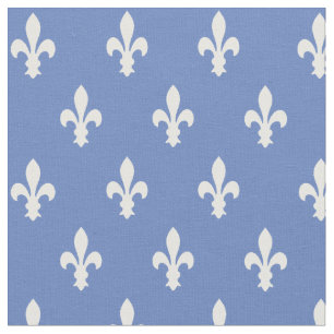 Tissu Fleur de Lys victorienne du Danube
