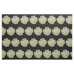 Tissu Fleur de marguerite brillante Fabric d'artisanat à