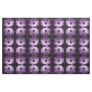 Tissu Fleur de marguerite pourpre Motif d'artisanat
