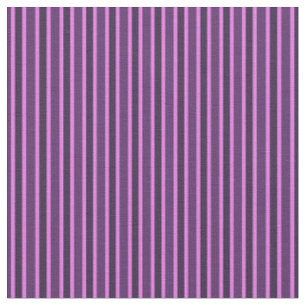 Tissu Fleur de miel, rayures violet foncé et rose violet