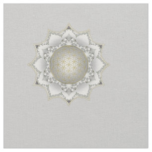 Tissu Fleur De Vie - Blossoms Mandala 1
