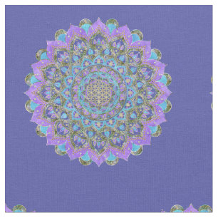 Tissu Fleur De Vie - Mandala India Style 2