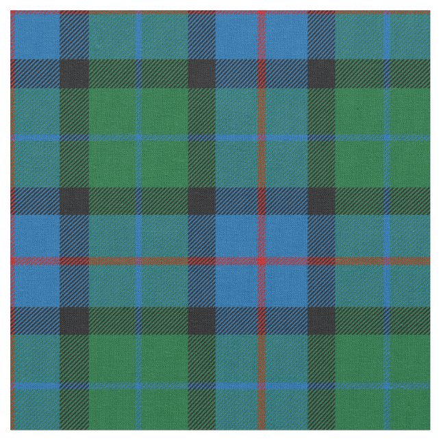 Tissu Fleur D'Ecosse Tartan Print (Fermer)