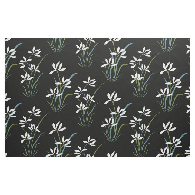 Tissu Fleur et herbe (Fat Quarter)