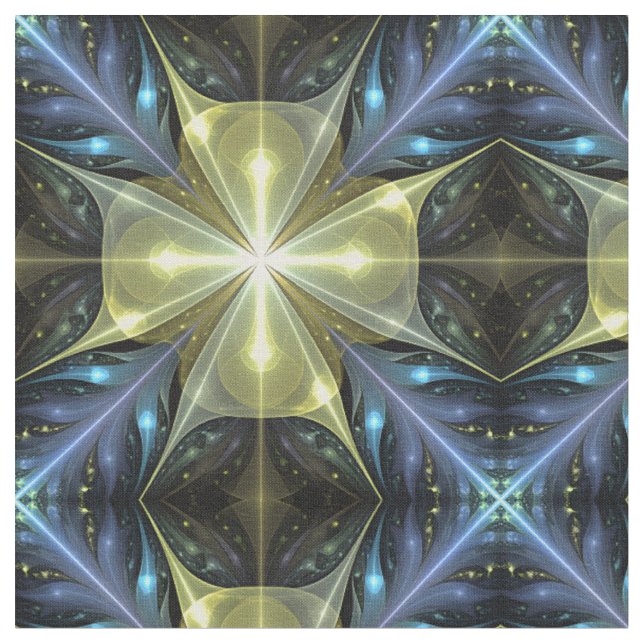 Tissu fleur fractal (Fermer)