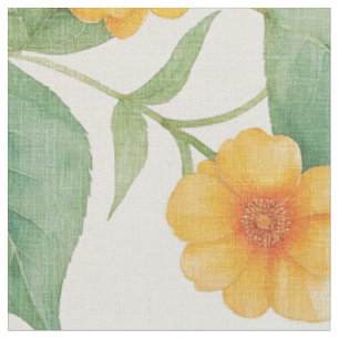tissu fleur Ilima hawaïen