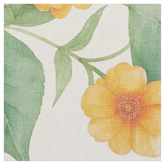 tissu fleur Ilima hawaïen (Fermer)