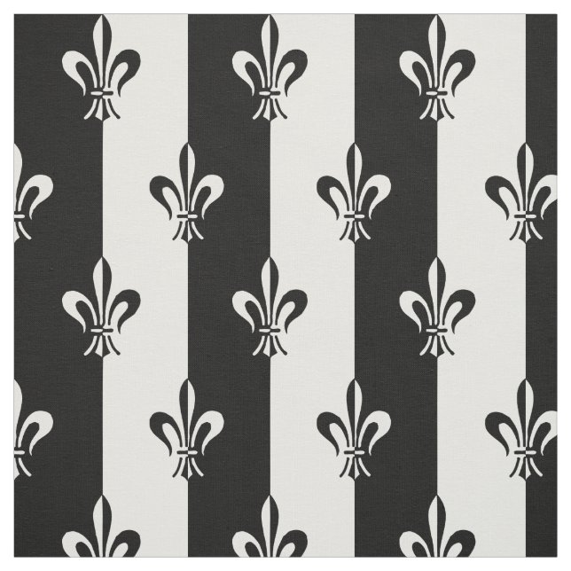 Tissu Fleur Lily Fleur de Lis Motif (Échantillon)
