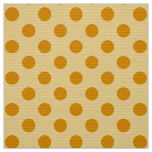 Tissu FLEUR SAUVAGE - Pois d'or classique sur Mod Yellow