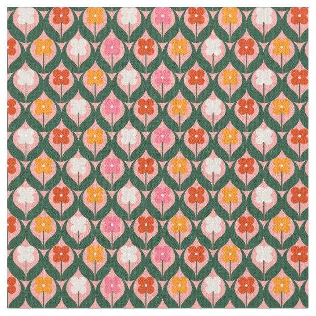 Tissu Fleurs (Fermer)