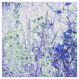 Tissu Fleurs aplaties