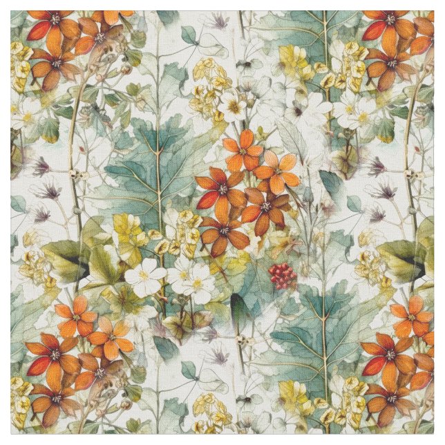 Tissu Fleurs art nature (Fermer)