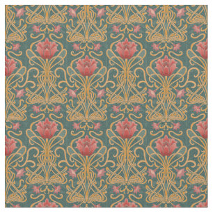 Tissu Fleurs Art Nouveau