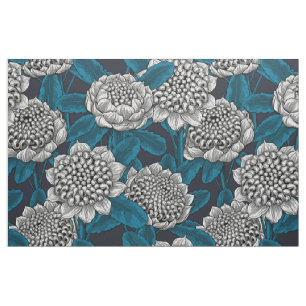 Tissu Fleurs blanches de waratah