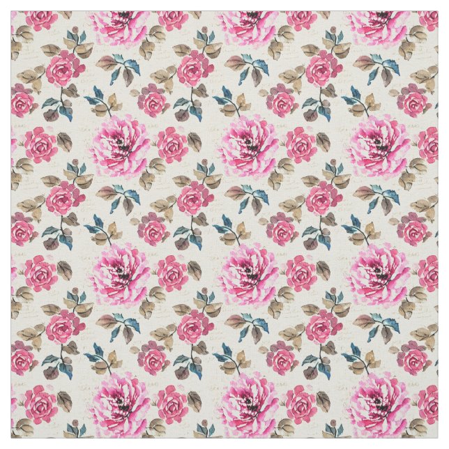 Tissu Fleurs champêtres (Échantillon)