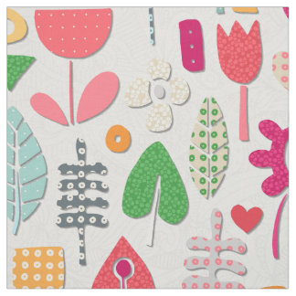 Tissu fleurs coupées en papier argent