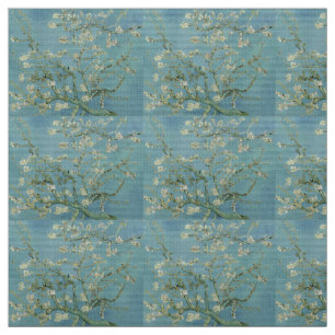 Tissu Fleurs d'amandes par Vincent Van Gogh Art