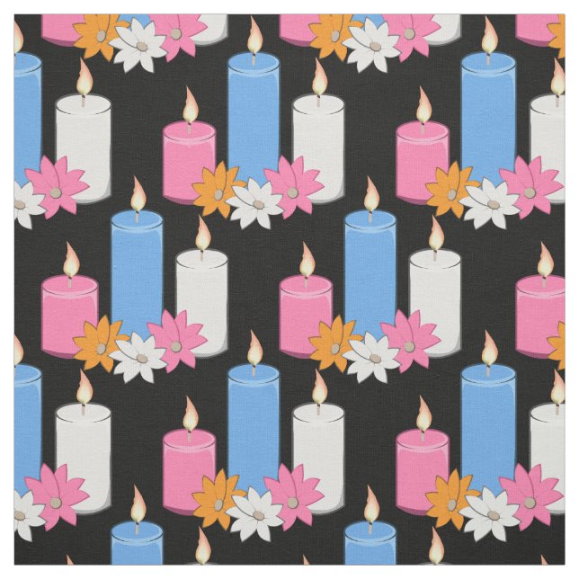 Tissu Fleurs de bougie Lit Thunder_Cove (Échantillon)