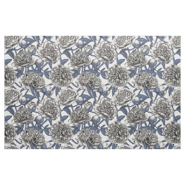 Tissu Fleurs de cendres blanches (Fat Quarter)