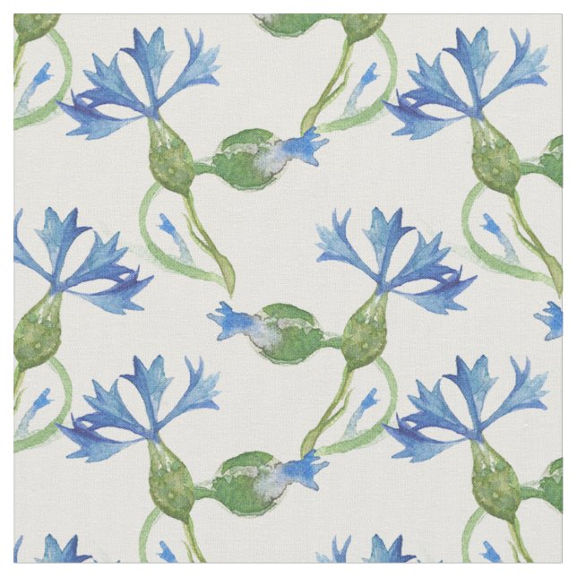 Tissu fleurs de couleur d'eau (Fermer)