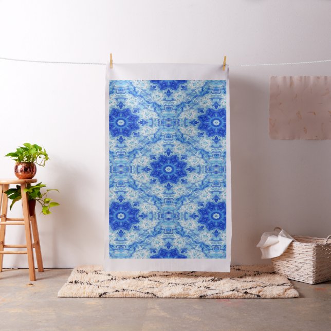 Tissu Fleurs de glace..... (In Situ)