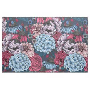 Tissu Fleurs de jardin