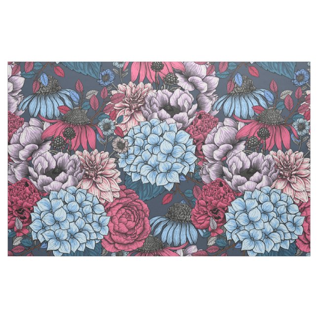 Tissu Fleurs de jardin (Fat Quarter)