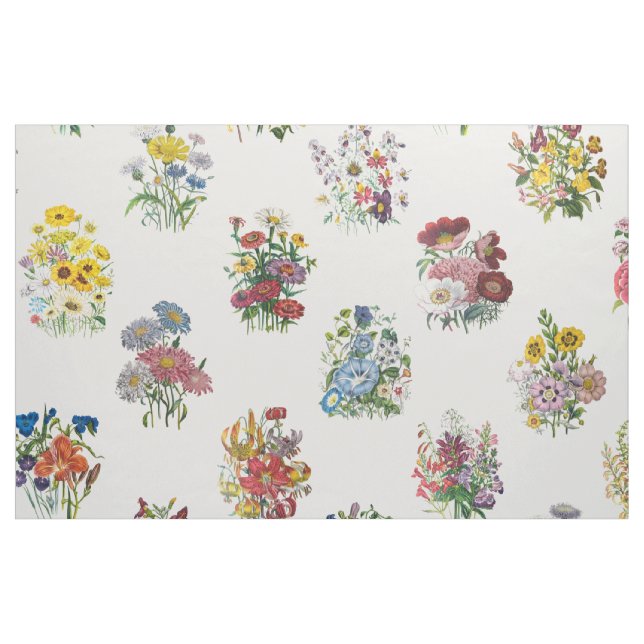 Tissu Fleurs de jardin (Fat Quarter)