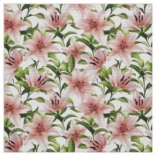Tissu Fleurs de lys. Modèle floral