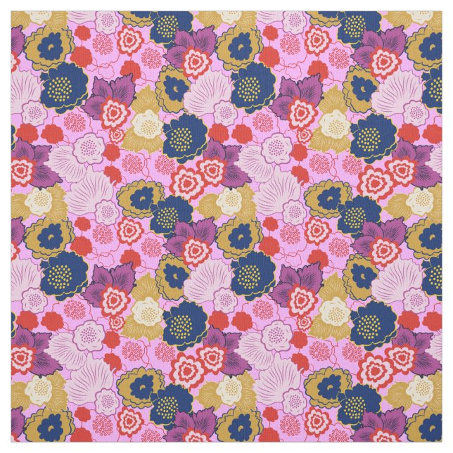 Tissu Fleurs de printemps (Échantillon)