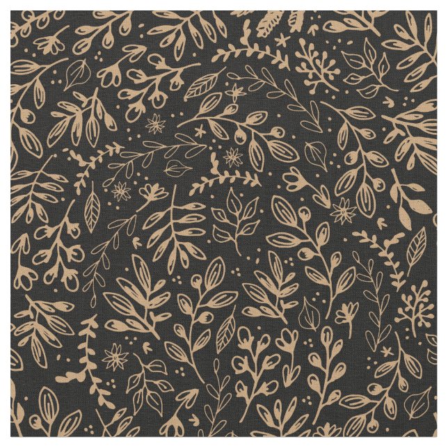 Tissu Fleurs de récolte (Fermer)