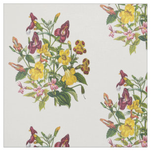 Tissu Fleurs de singes