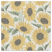 Fleurs de soleil baisées // feuilles de sauge à fl