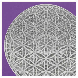 Tissu FLEURS DE VIE - Médaille d'argent