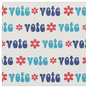 Tissu Fleurs de vote super