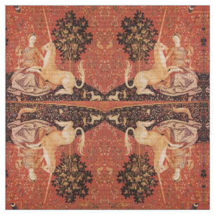 Tissu Fleurs d'Imaginaires, Animaux