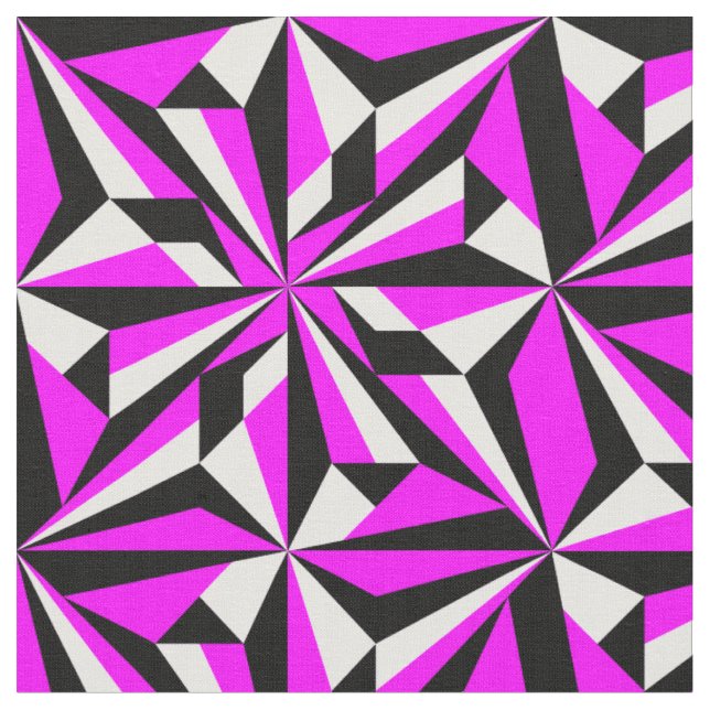 Tissu Fleurs du désert en rose (Fermer)