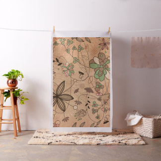Tissu Fleurs florales colorées de Bohème de Boho rétros