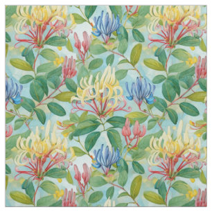 Tissu Fleurs Honeysuckle à la décoration champêtre