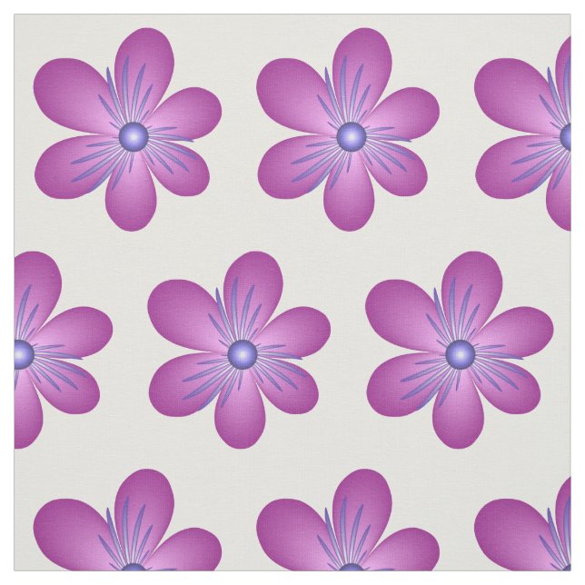 Tissu Fleurs Lilac Rose Art Abstrait motif floral (Échantillon)