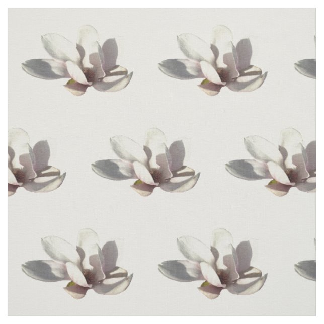 Tissu Fleurs Magnolia (Échantillon)