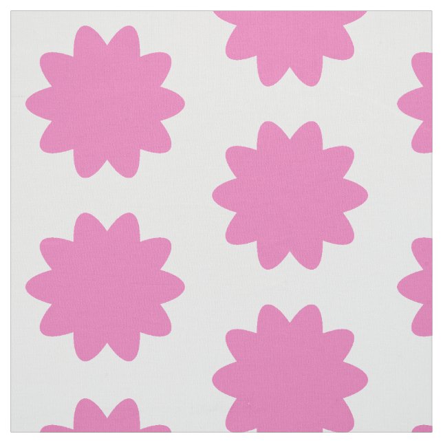 Tissu Fleurs roses (Échantillon)