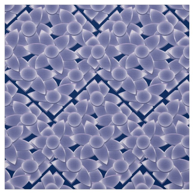Tissu Fleurs violettes (Échantillon)