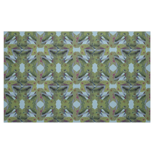 Tissu Flipflops Design vert foncé (Fat Quarter)