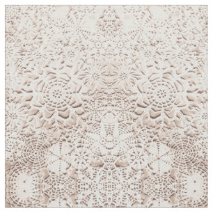 Tissu Flocons de neige de crème de la vanille de Lillia