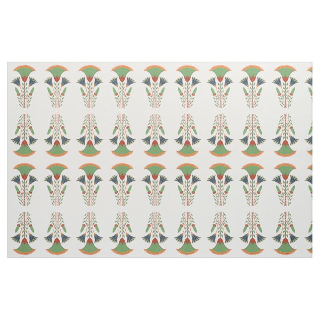 Tissu Floral Art déco vintage (Fat Quarter)